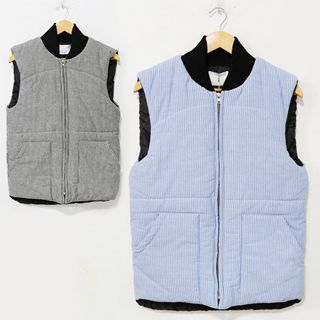 Mr. Cai Striped Padded Vest