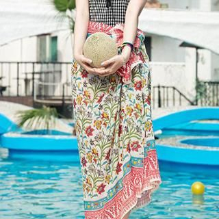 Moonrise Swimwear Floral Cover-Up