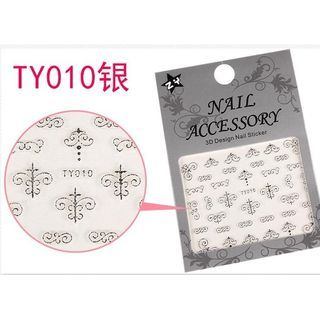 Benlyz 3D Nail Sticker (TY-10S) 1 sheet