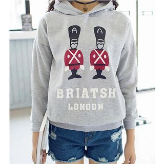 Sienne Soldier Print Hoodie