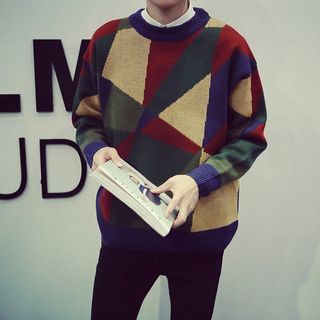 Soulcity Color Block Sweater