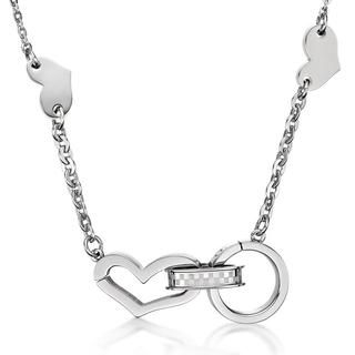 Kenny & co. Kenny & co Heart Necklace Black - One Size