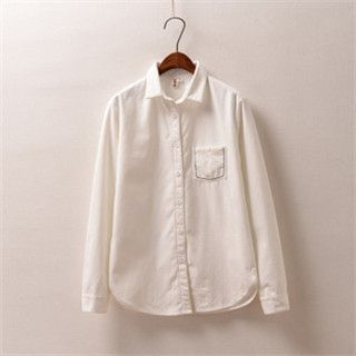 P.E.I. Girl Doll Collar Cotton Blouses