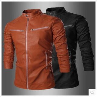 Hansel Faux Leather Biker Jacket