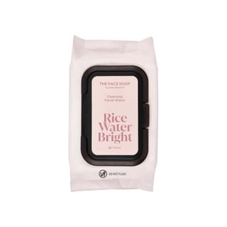 The Face Shop - Rice Water Bright Cleansing Facial Wipes 2026 Version - 50 Sheets