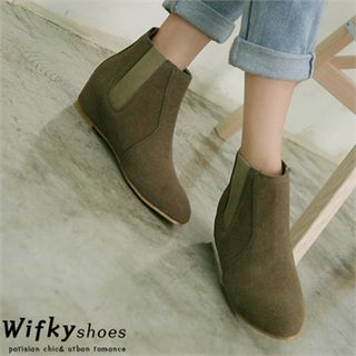 Wifky Hidden-Heel Ankle Boots
