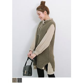J-ANN Wool Blend Sleeveless Knit Top