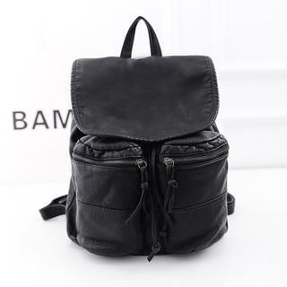 Bibiba Faux Leather Backpack