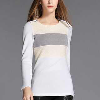 Merald Panel Knit Top