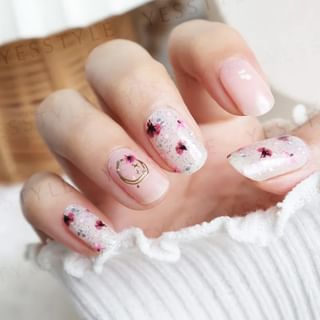 Lunacaca - Myosotis Flowers Nail Art Stickers 24 pcs