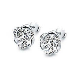 BELEC 925 Sterling Silver with Cubic Zircon Earrings