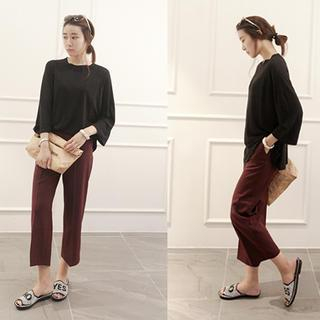 NIPONJJUYA Straight-Cut Dress Pants