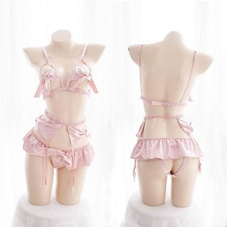 Costume | Pink | Size | Bow | One