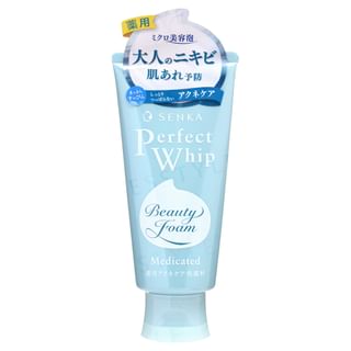 Shiseido - Senka Perfect Whip Medicated Acne Care Beauty Face Foam 120g