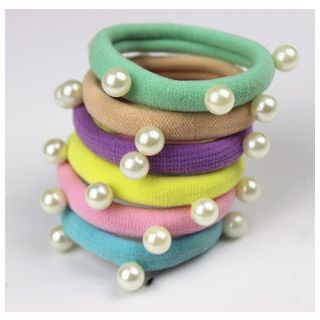 Cassia Faux Pearl Hair Tie