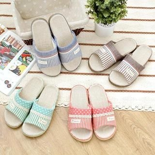 Lazy Corner Printed Couple Slippers