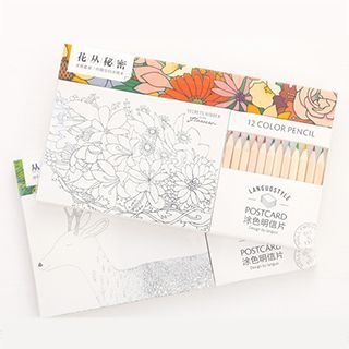 VANDO Set: Postcard + Colored Pencil