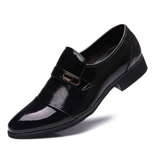 Fortuna Faux-Leather Pointy Dress Shoes