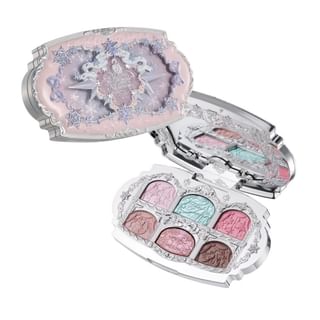 Flower Knows - Snow Ballet Six-Color Satin Makeup Palette - 3 Types 02 Romantic Waltz - 6.5g
