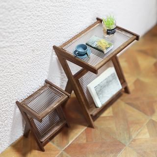 Wooden Coffee Table Dollhouse Miniature (Various Designs)