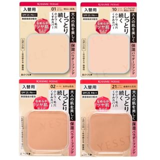 ISEHAN - Kiss Me Ferme Moisturized Skin Powder Foundation SPF 25 PA++ 01 Light Ocher Refill