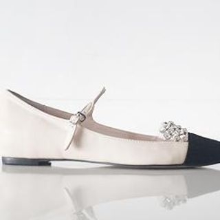 MASoeur Rhinestone-Accent Mary Jane Flats