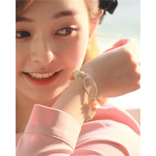 Miss21 Korea Bead Elastic Bracelet
