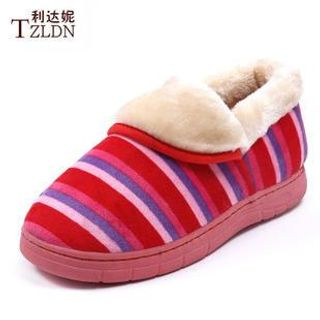 Rivari Couple Striped Ankle Boot Slippers
