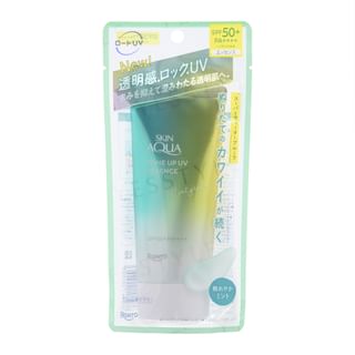 Rohto Mentholatum - Skin Aqua Tone Up Uv Essence Mint Green Spf 50+ Pa++++ 70G