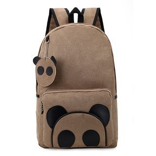 LineShow Panda Canvas Backpack