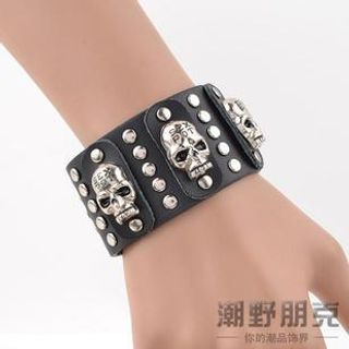 Trend Cool Skull & Studded Bracelet
