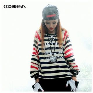 Cooreena Printed Stripe Pullover