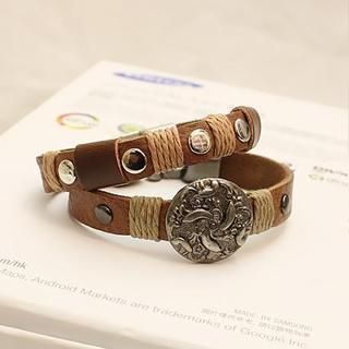 Love Generation Hand-Woven Leather Bracelet