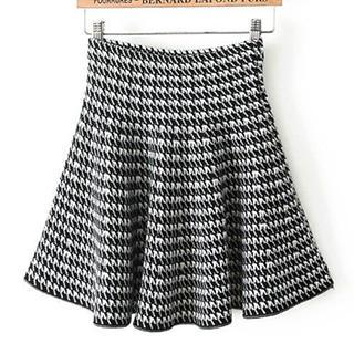 Singkbee Printed A-Line Skirt