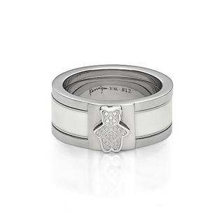 Kenny & co. White Mix&Match Kenny Bear Ring
