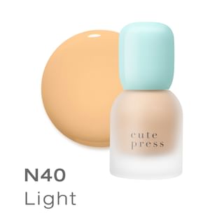 Cute Press - Hybrid Brightening Foundation Spf 50 Pa++++ N40 Light