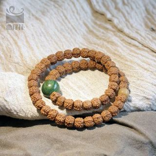 Zeno Wooden Beaded Layered Bracelet