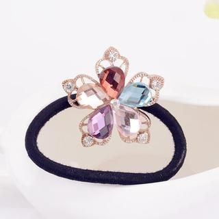Best Jewellery Crystal Flower Hair Tie