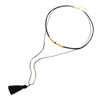 Ticoo Tassel Layered Necklace