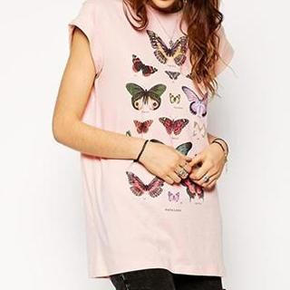 Obel Short-Sleeve Butterfly Print T-Shirt