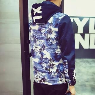 Bay Go Mall Print Hooded Jacket