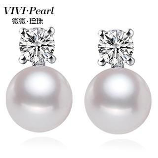 ViVi Pearl Freshwater Pearl Embellished Earrings