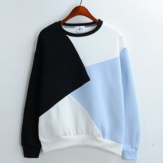 Magic Mirror Color Block Sweatshirt