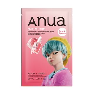 Anua - Kpop Demon Hunters Peach 70 Niacin Serum Mask 25Ml X 1 Sheet