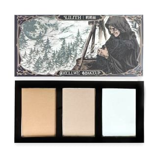 SHELLWE MAKEUP - 3 Color Highlighter Contour Palette - Lilith #Lilith
