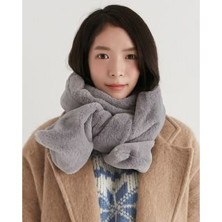 Someday, if Faux-Fur Scarf