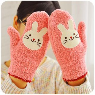 Momoi Rabbit Fleece Gloves