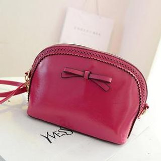 LineShow Bow-Accent Crossbody Bag