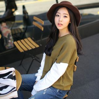 CLICK Color-Block Sweatshirt