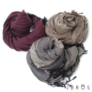 Fringed Trim Scarf